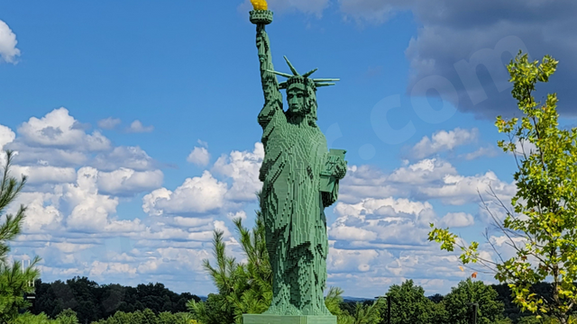 LEGOLAND NEW YORKレゴランドニューヨーク　レゴの自由の女神　Statue of Liberty made of LEGO 