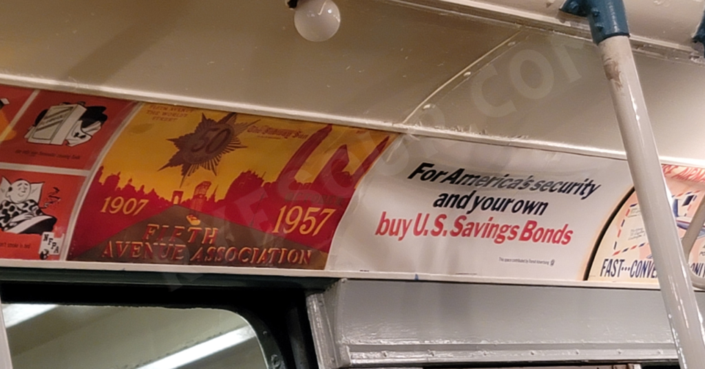 ニューヨークシティ限定ホリディ・ノスタルジア・ライズ New York City Subway HOLIDAY NOSTALGIA RIDES Indoor Ads