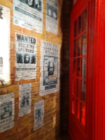 Harry Potter New York Posters and telephone box