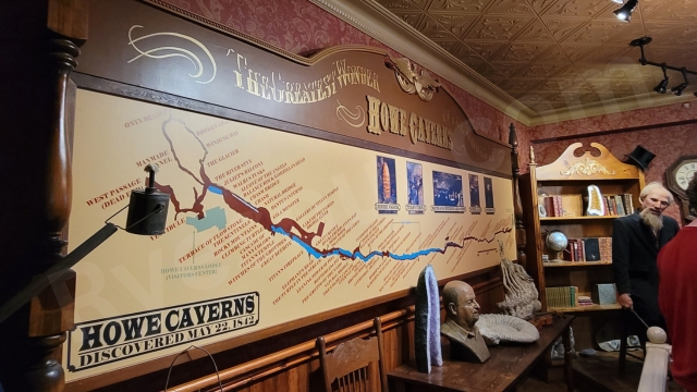 HOWE CAVERNS MAP
