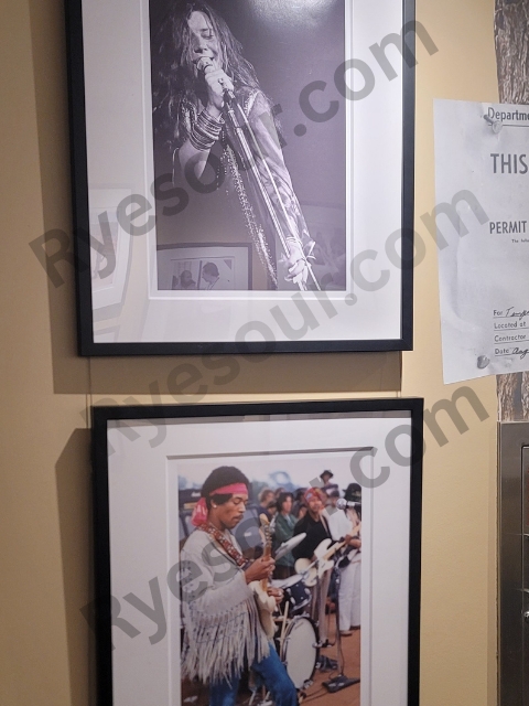 Photos of Janis Joplin and Jimmy Hendrix at Bethel Woods Center for the Arts