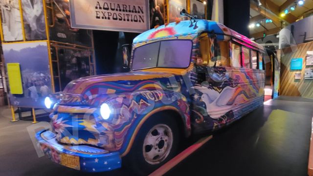Hippies' car display Bethel Woods Center for the Arts