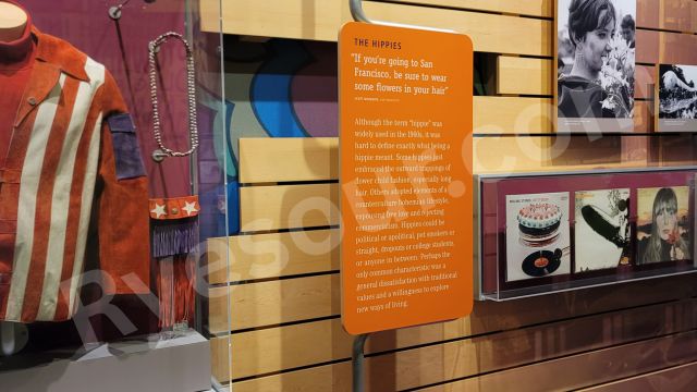 Display at Bethel Woods Center for the Arts