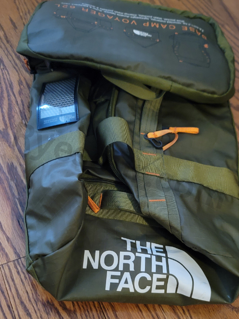 The North Face Base Camp Voyager Duffel 62L（ノースフェイス・ベースキャンプ・ボヤージャー・ダッフル・62リットル）折り畳めない人にHow to